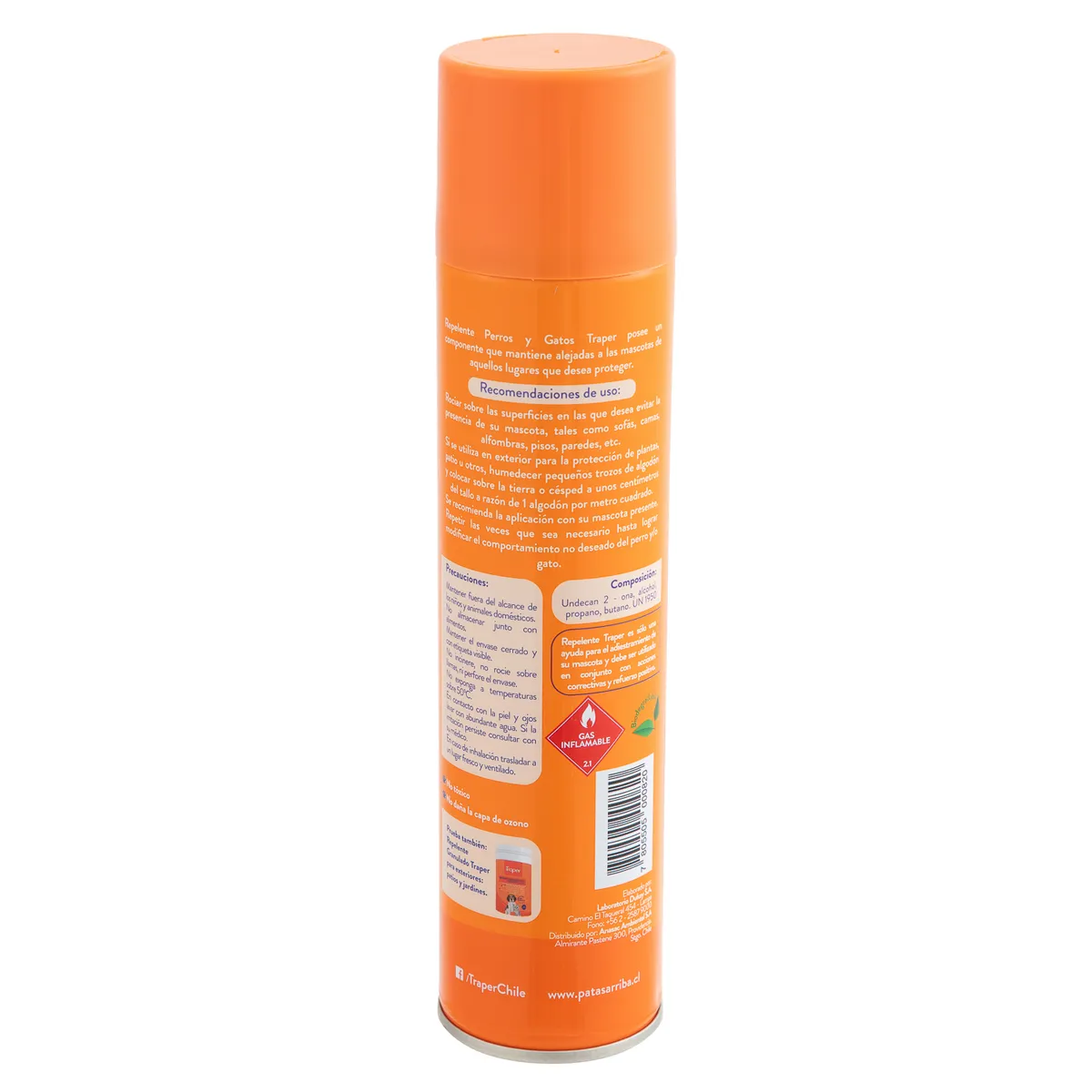 TRAPER - Repelente para Mascotas Traper Aerosol 440 cc