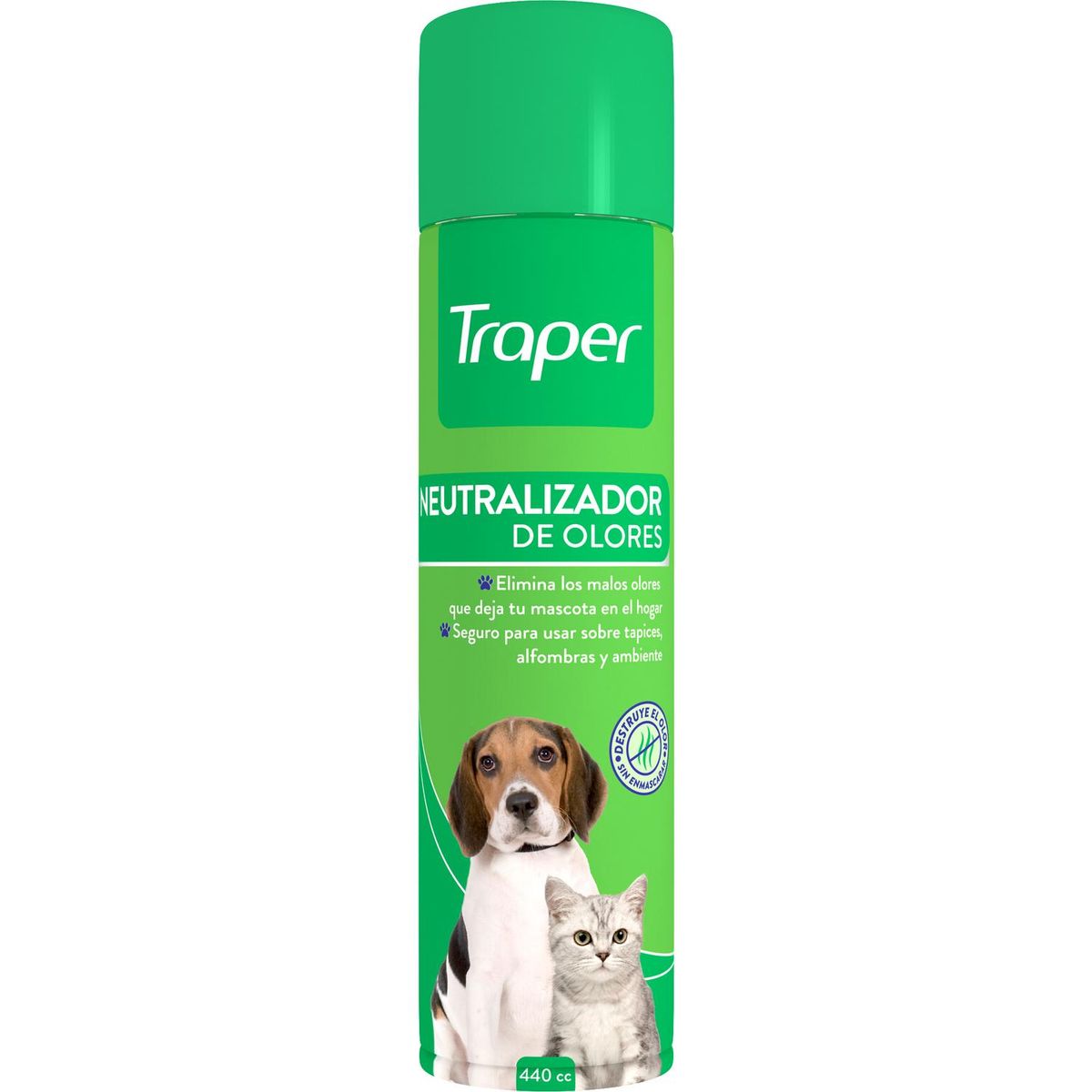 TRAPER - Neutralizador de Olores para Mascotas Aerosol 440cc