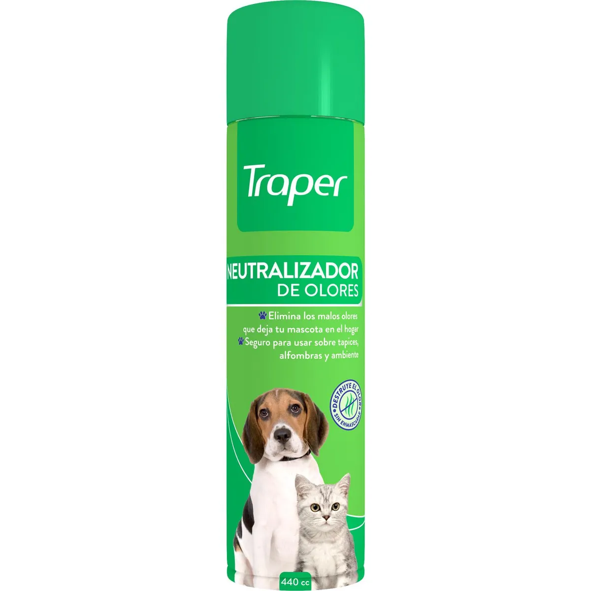 TRAPER - Neutralizador de Olores para Mascotas Aerosol 440cc