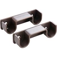 Set De Soportes Para Barra De Cortina 25 Mm 2 Unidades Óxido