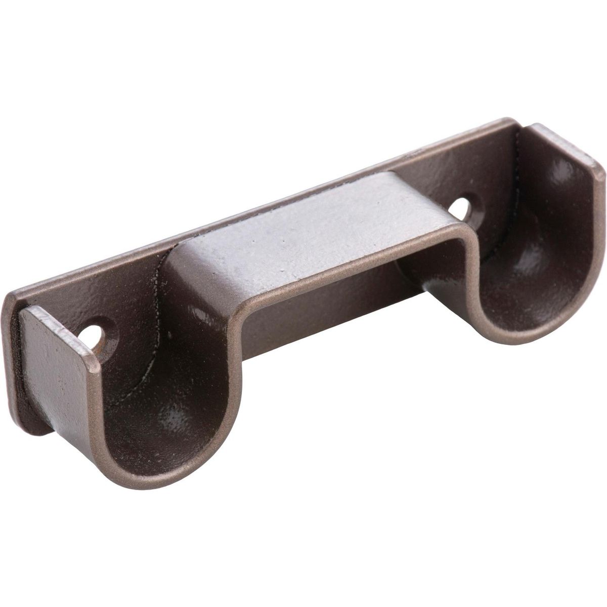 FERRATO - Set de soportes para barra de cortina 25 mm 2 unidades óxido