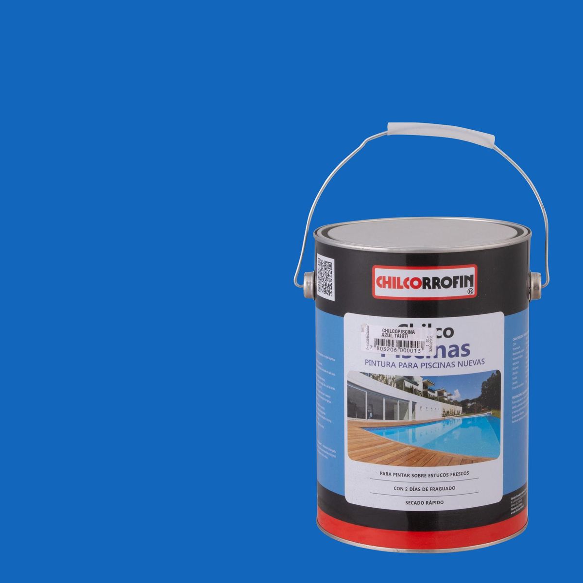 CHILCORROFIN - Pintura Poro Abierto Piscinas Lata 1 galón(es) Mate Azul