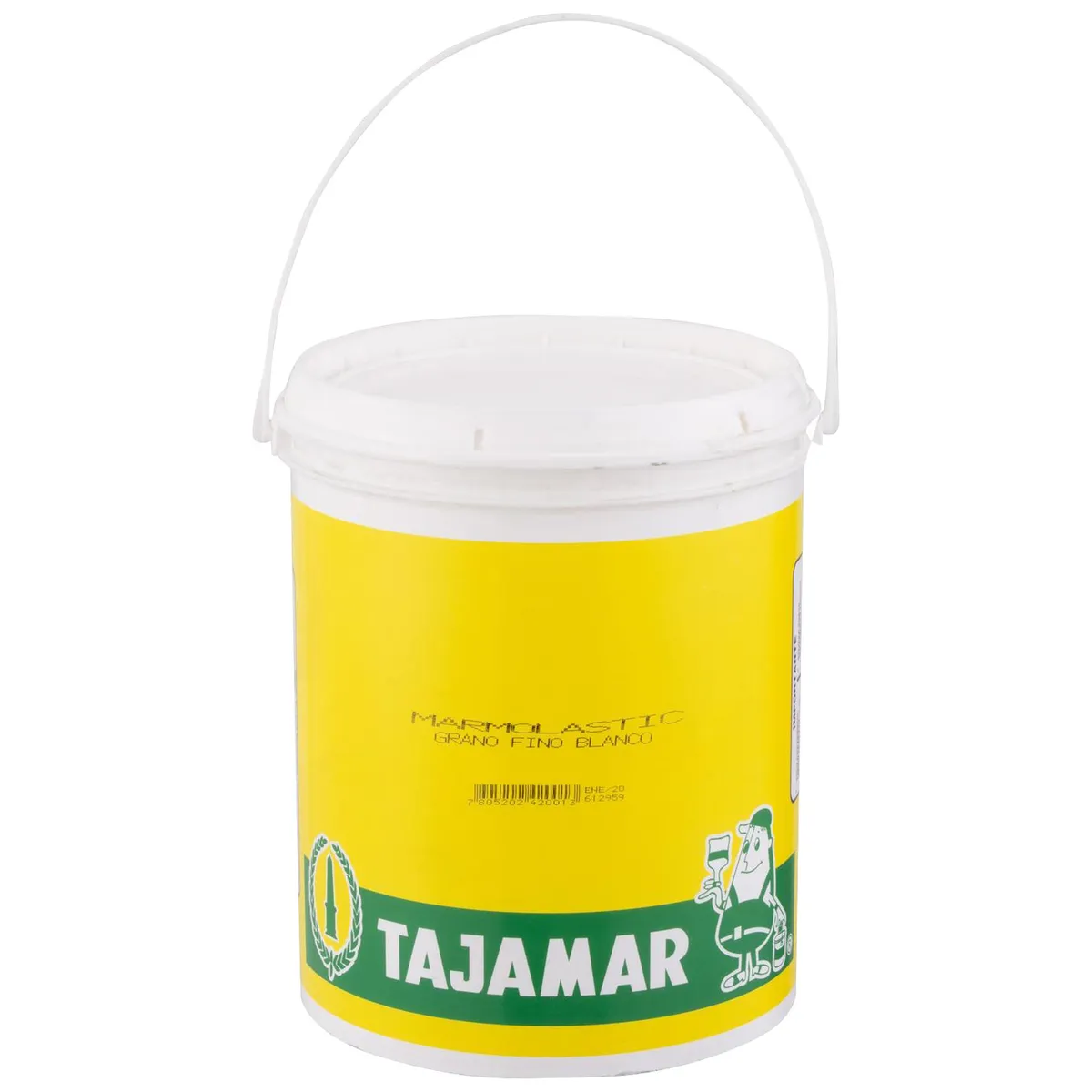 TAJAMAR - Revestimiento Marmolastic Tajamar Grano Fino Blanco 1 Galón Texturado
