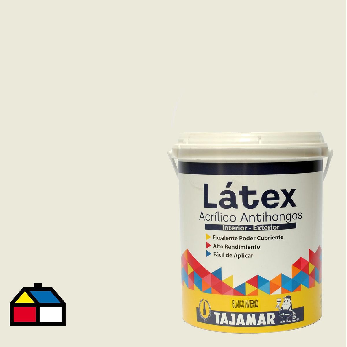 TAJAMAR - Pintura Látex Acrílico 1 galón(es) Mate Blanco