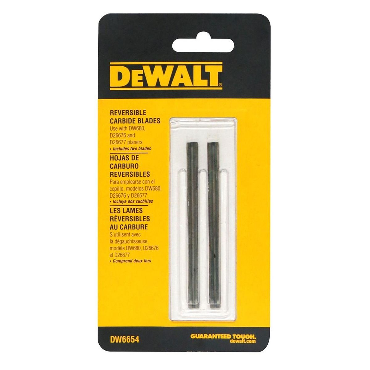 DEWALT - Set de cuchillos para cepillos eléctricos 2 unidades