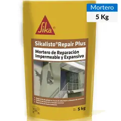 SIKA - Mortero Reparación Impermeable y Expansivo Sikalisto Saco 5 Kg