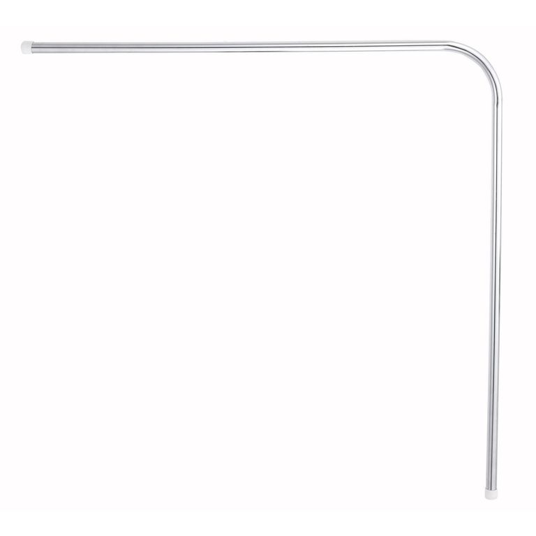 Barra curva de cortina 75x75 cm metal