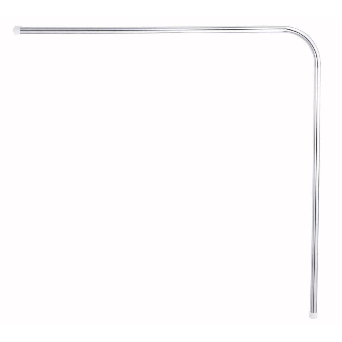 METALHSA - Barra curva de cortina 75x75 cm metal