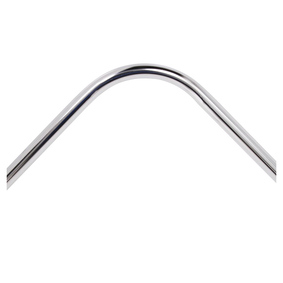 METALHSA - Barra curva cromada 0,75mt x 1,75mt