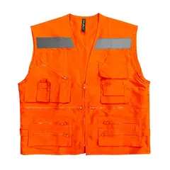 ALASKA - Chaleco Reflectante Geólogo Naranjo