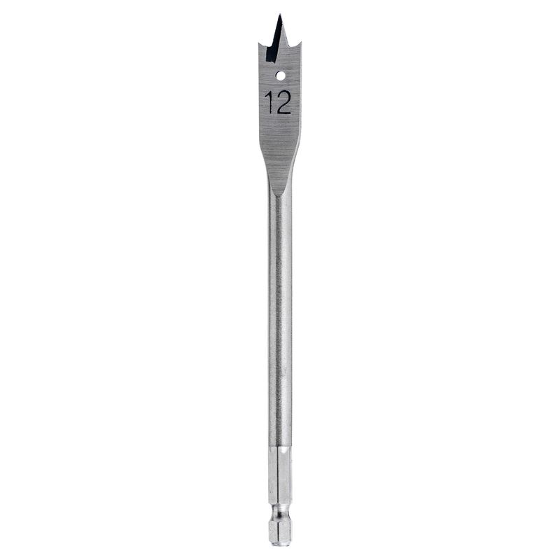 BAUKER - Broca paleta para madera 12x150 mm centradora