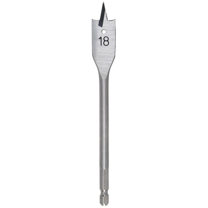 BAUKER - Broca paleta para madera 18x150 mm centradora