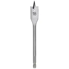 BAUKER - Broca paleta para madera 18x150 mm centradora