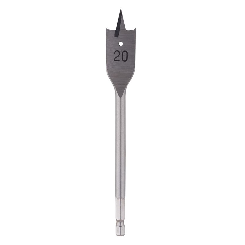 BAUKER - Broca paleta para madera 20x150 mm centradora