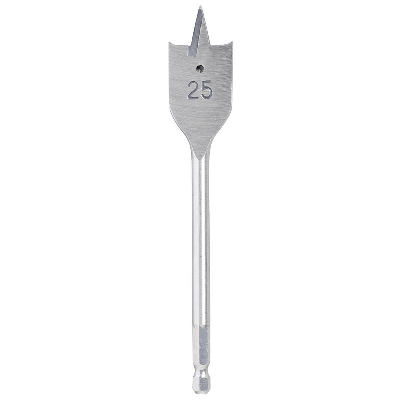 BAUKER - Broca paleta para madera 25x150 mm centradora