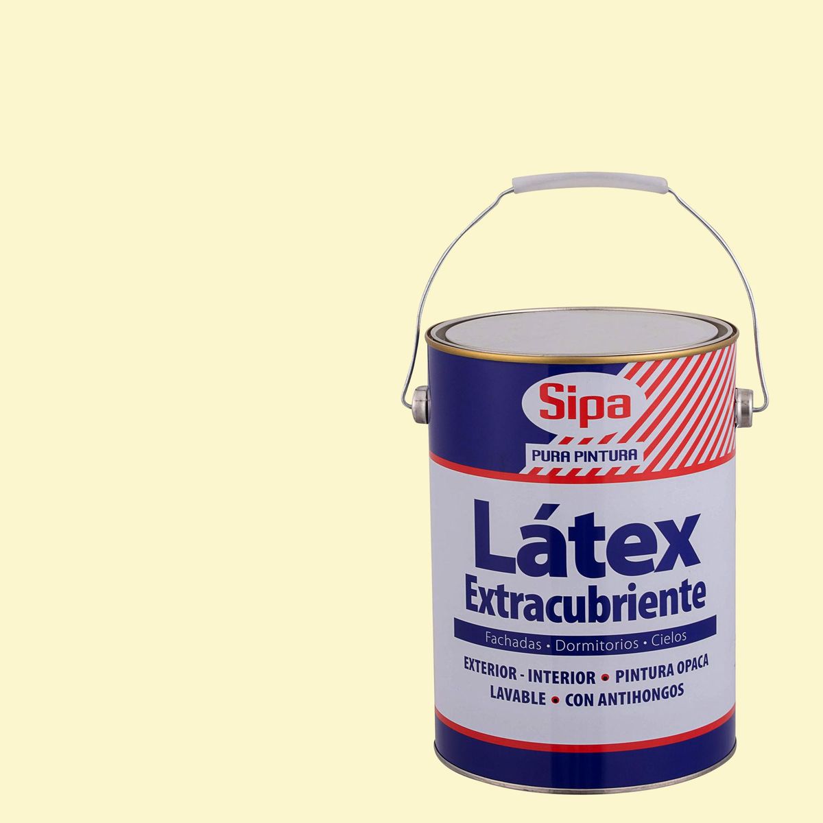 SIPA - Pintura Látex Extracubriente 1 galón(es) Mate Blanco Marfil