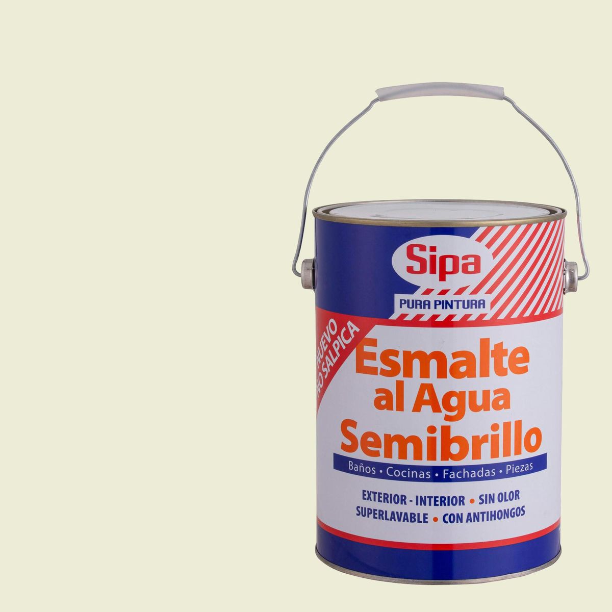 SIPA - Esmalte al Agua 1 galón(es) Semibrillante Blanco