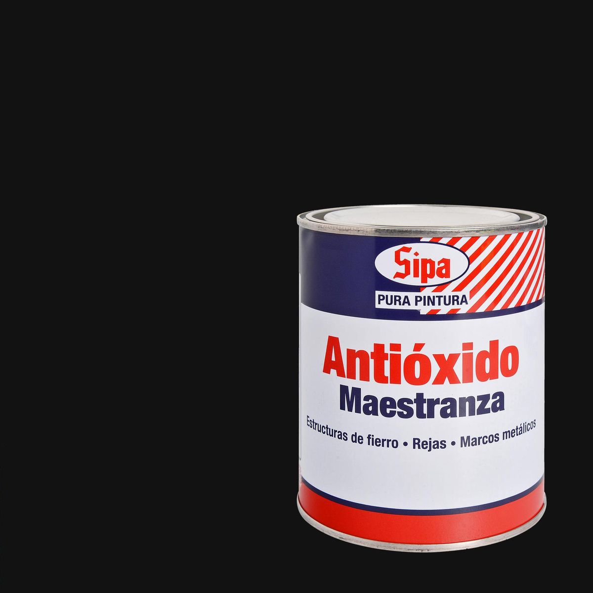 SIPA - Antióxido Tarro 0.25 galón(es) Mate Negro maestranza