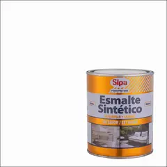 SIPA - Esmalte Sintético Brillante 0.25 galón(es) Blanco