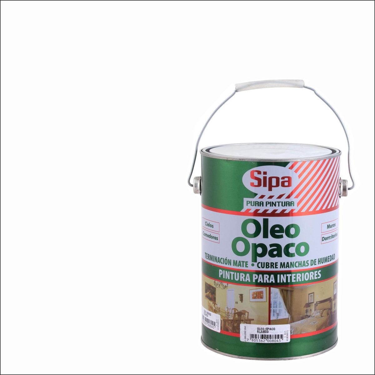 SIPA - Óleo Ópaco Mate 1 galón(es) Blanco 
