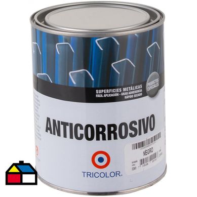 Anticorrosivo opaco 1/4 gl negro