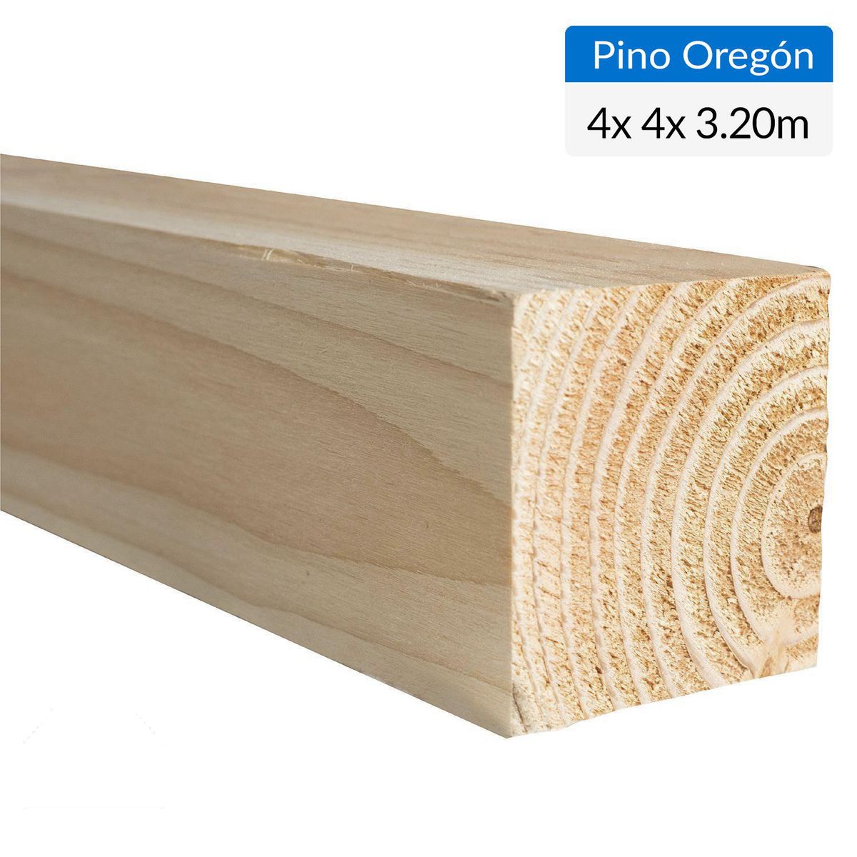 GENERICO - Pilar pino Oregón 4 x 4 x 3,20 m cepillado