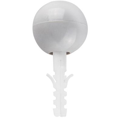 Tope para puerta esfrico gris