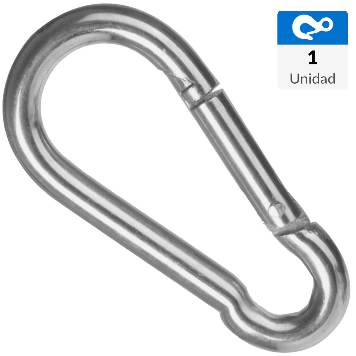 FIXSER - Mosquetón sin argolla 6 x 60mm 1 unidad