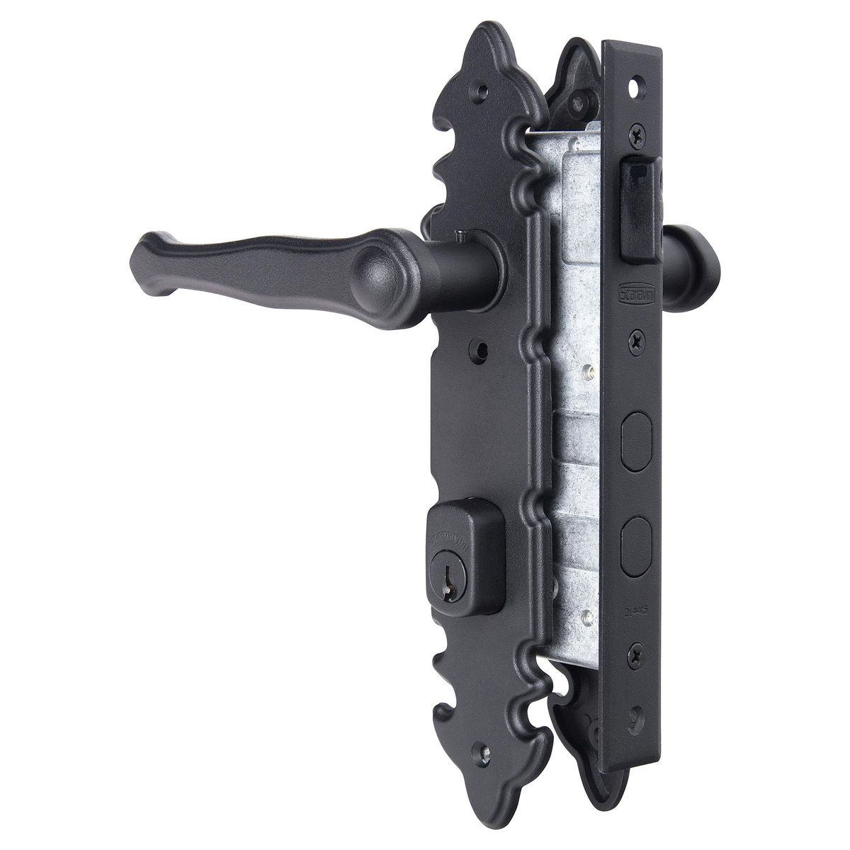 SCANAVINI - Cerradura de manilla 1084-935L/L para interior negro