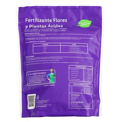 Imagen 2 del producto Fertilizante para Flores y Plantas Acidas 1 kg