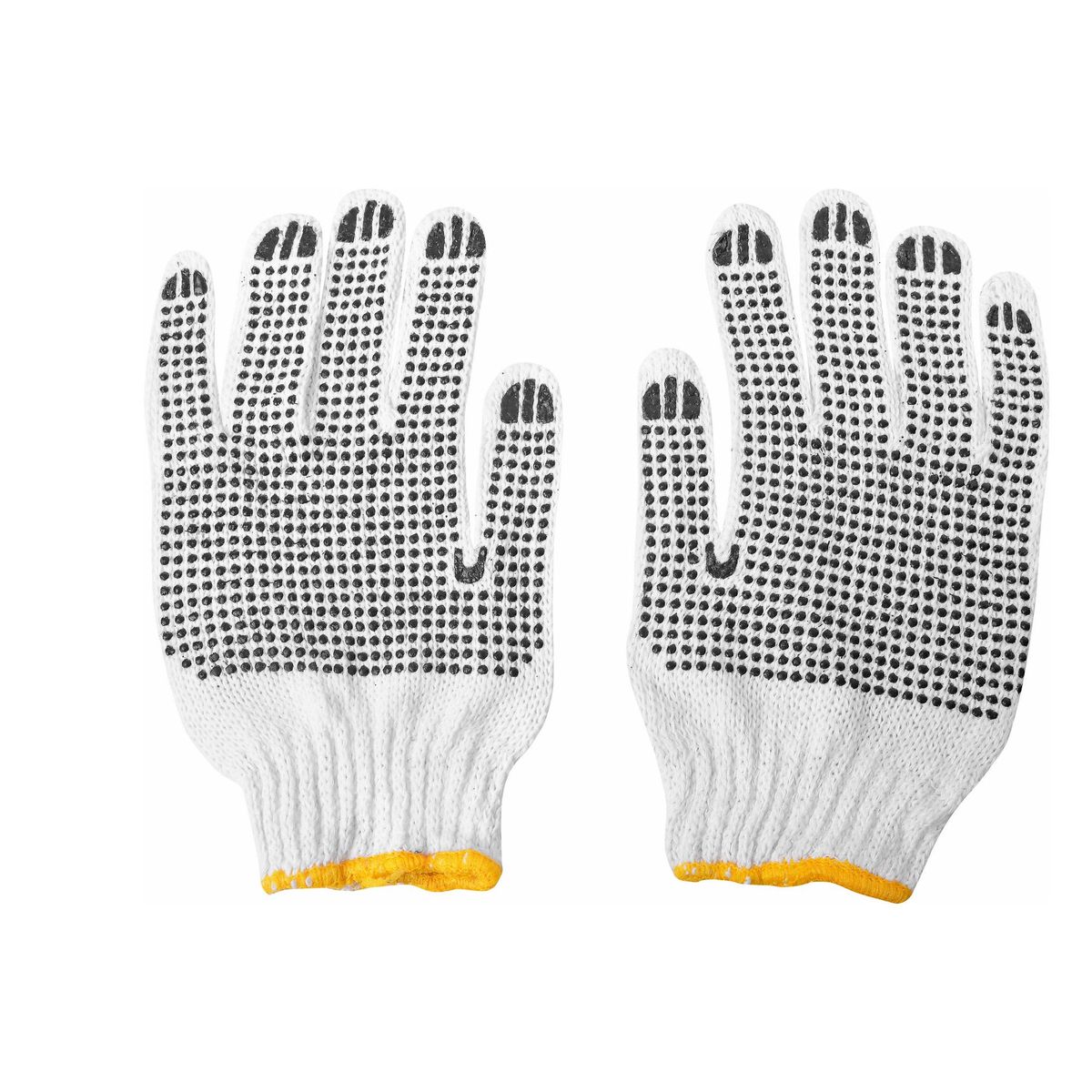 KARSON - Guante Profesional Económico de Algodón Talla única Blanco/Negro