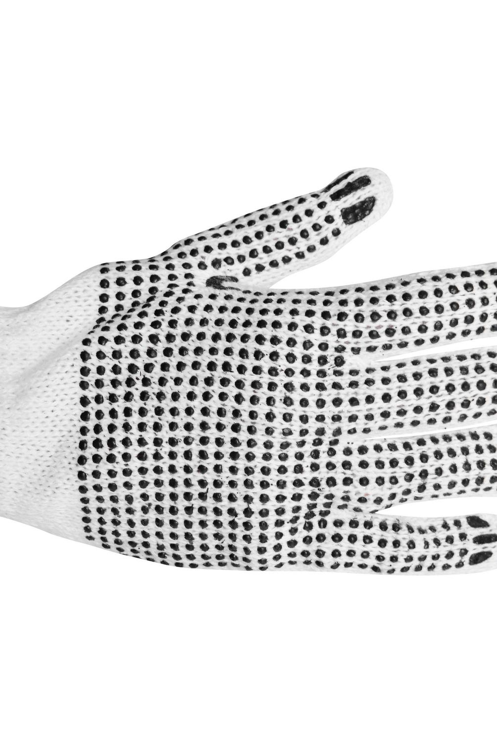 KARSON - Guante Profesional Económico de Algodón Talla única Blanco/Negro