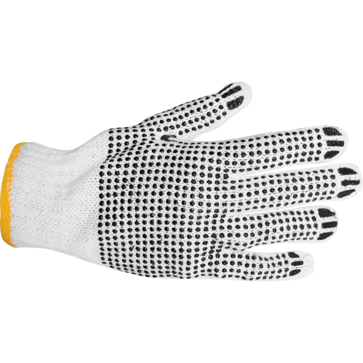 KARSON - Guante Profesional Económico de Algodón Talla única Blanco/Negro