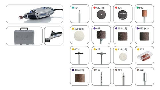 herramienta dremel 3000 con 27 accesorios