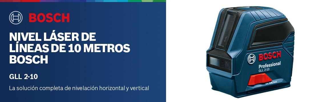 Nivel Láser de Líneas de 10 metros Bosch GLL 2-10