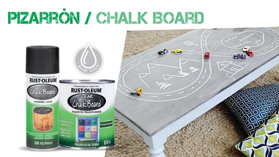 pinturas especiales, spray, aerosol, pizarra, pintura pizzara, pizarron, chalk board, tizas, rust oleum, montana, mtn