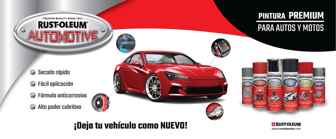 pintura aerosol, pintura autos, pintura motos, pintura llantas, tunning, spray, automotive, rust oleum, llantas, rines
