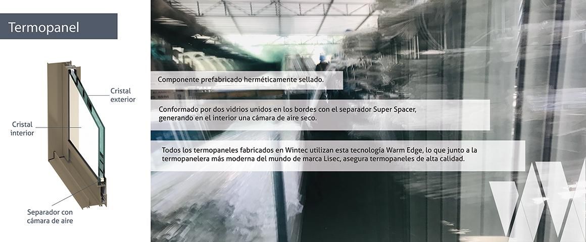 Características termopanel