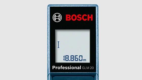 Medidor Láser de 20 metros de Alcance Bosch GLM 20