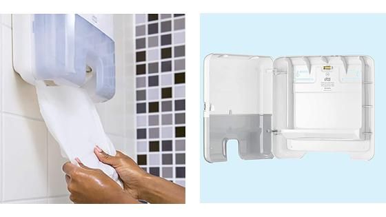 Dispensador de toalla interfoliada elvation fácil de recargar