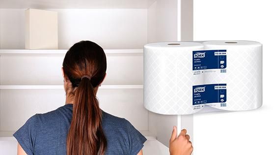 Toalla de papel de fácil almacenamiento