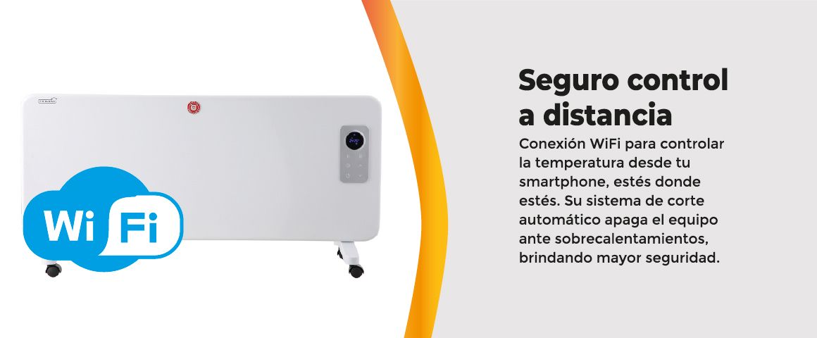 Calefactor eléctrico UT MC-20D con WiFi - Imagen 4