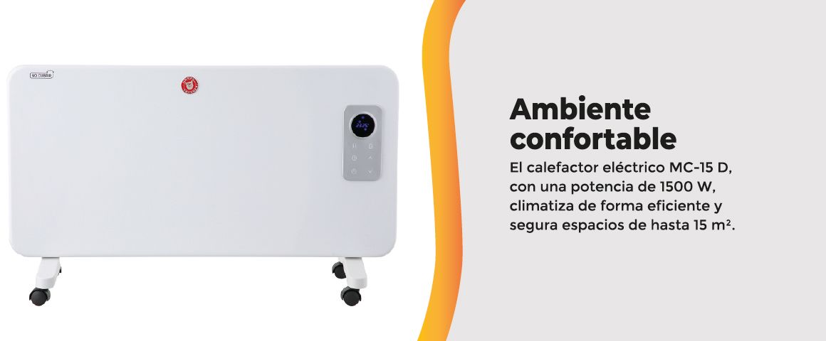 Calefactor eléctrico UT MC-15D con WiFi - Imagen 2