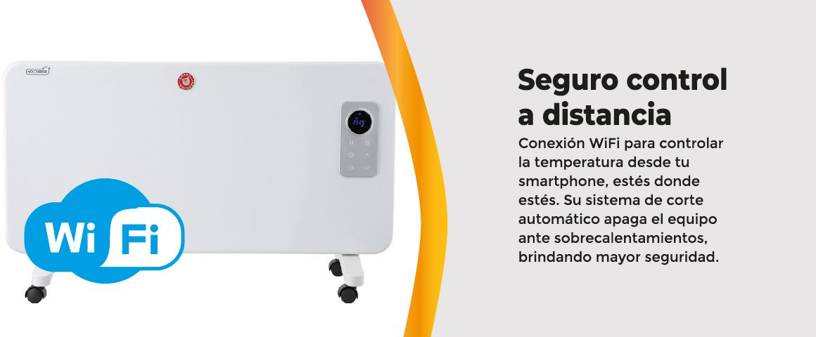 Calefactor eléctrico UT MC-15D con WiFi - Imagen 4