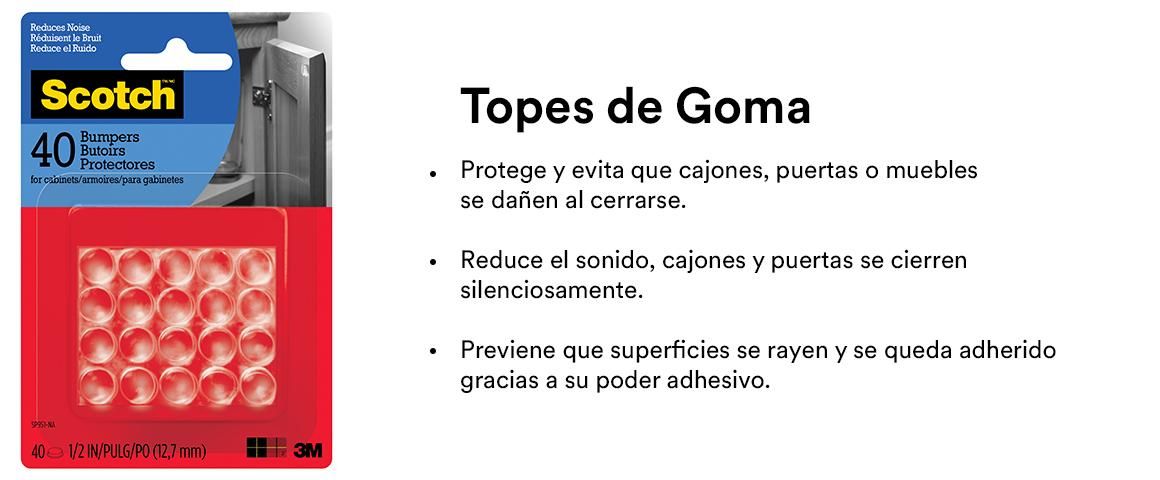 Scotch, bumpers, protectores de pisos, protectores de goma, protectores de puerta, antideslizantes, antideslizante para sillón, protector de goma para sillón, protectores de goma para pisos, antidelizantes para pisos, fieltros, topes de goma, topes para sillón, pads antideslizantes, pads autoadehesivos, pads deslizadores, fieltros adhesivos.