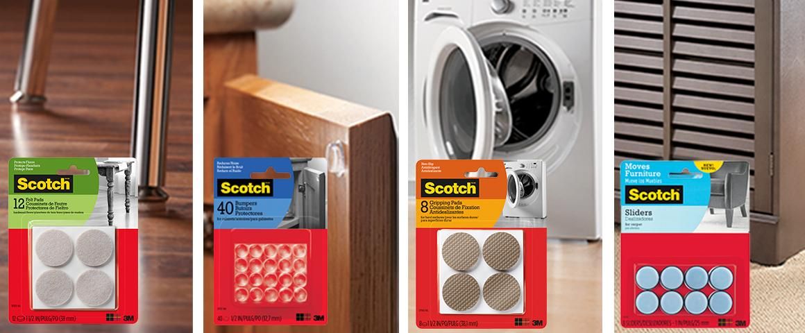 Scotch, bumpers, protectores de pisos, protectores de goma, protectores de puerta, antideslizantes, antideslizante para sillón, protector de goma para sillón, protectores de goma para pisos, antidelizantes para pisos, fieltros, topes de goma, topes para sillón, pads antideslizantes, pads autoadehesivos, pads deslizadores, fieltros adhesivos.