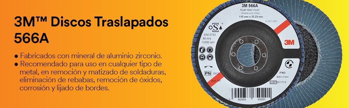 3M Discos Traslapados 566A