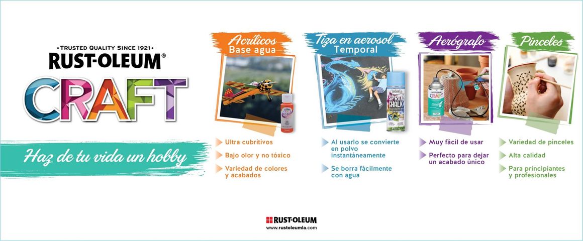 testors, pinturas acrílicas, craft, craft hobbies, manualidades, rust oleum, artel