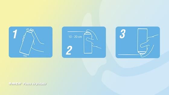 Utiliza spray MTN
