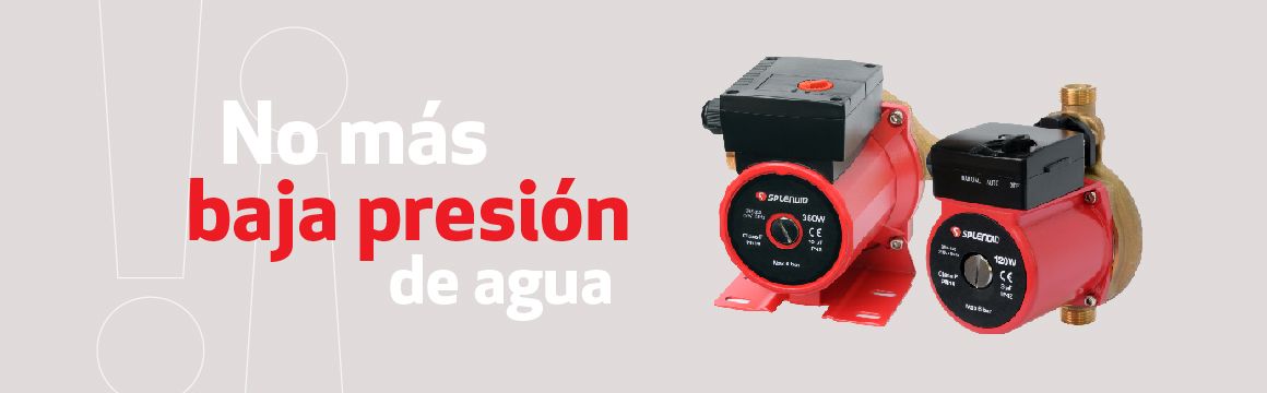 Olvídate de la baja presión de agua